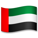 How emoji flag: United Arab Emirates displayed on LG