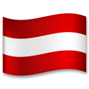 How emoji flag: Austria displayed on LG