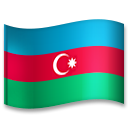 How emoji flag: Azerbaijan displayed on LG