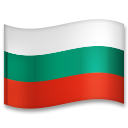 How emoji flag: Bulgaria displayed on LG