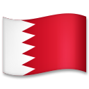 How emoji flag: Bahrain displayed on LG