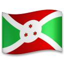 How emoji flag: Burundi displayed on LG