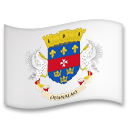 How emoji flag: St. Barthélemy displayed on LG