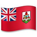 How emoji flag: Bermuda displayed on LG