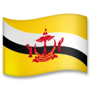 How emoji flag: Brunei displayed on LG