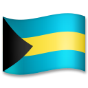 How emoji flag: Bahamas displayed on LG