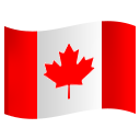 How emoji flag: Canada displayed on LG