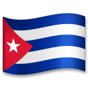 How emoji flag: Cuba displayed on LG