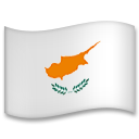 How emoji flag: Cyprus displayed on LG