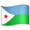 How emoji flag: Djibouti displayed on LG