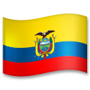 How emoji flag: Ecuador displayed on LG