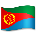 How emoji flag: Eritrea displayed on LG