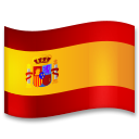 How emoji flag: Spain displayed on LG