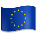 How emoji flag: European Union displayed on LG