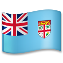 How emoji flag: Fiji displayed on LG