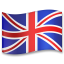 How emoji flag: United Kingdom displayed on LG