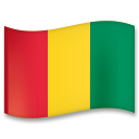 How emoji flag: Guinea displayed on LG