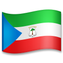 How emoji flag: Equatorial Guinea displayed on LG