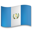 How emoji flag: Guatemala displayed on LG