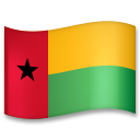 How emoji flag: Guinea-Bissau displayed on LG