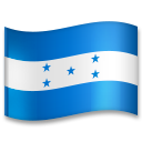 How emoji flag: Honduras displayed on LG