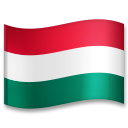 How emoji flag: Hungary displayed on LG