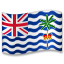 How emoji flag: British Indian Ocean Territory displayed on LG