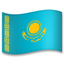 How emoji flag: Kazakhstan displayed on LG