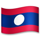 How emoji flag: Laos displayed on LG