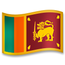 How emoji flag: Sri Lanka displayed on LG