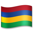 How emoji flag: Mauritius displayed on LG