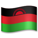 How emoji flag: Malawi displayed on LG