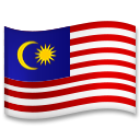 How emoji flag: Malaysia displayed on LG