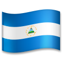 How emoji flag: Nicaragua displayed on LG