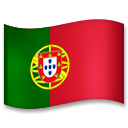 How emoji flag: Portugal displayed on LG