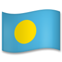 How emoji flag: Palau displayed on LG