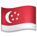 How emoji flag: Singapore displayed on LG