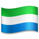 How emoji flag: Sierra Leone displayed on LG