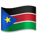 How emoji flag: South Sudan displayed on LG