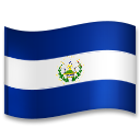 How emoji flag: El Salvador displayed on LG