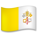 How emoji flag: Vatican City displayed on LG