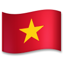 How emoji flag: Vietnam displayed on LG