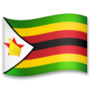 How emoji flag: Zimbabwe displayed on LG