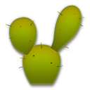 How emoji cactus displayed on LG