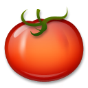 How emoji tomato displayed on LG