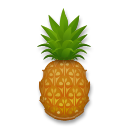 How emoji pineapple displayed on LG