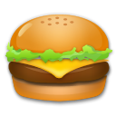 How emoji hamburger displayed on LG