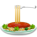 How emoji spaghetti displayed on LG