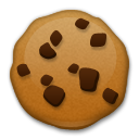 How emoji cookie displayed on LG