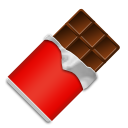 How emoji chocolate bar displayed on LG